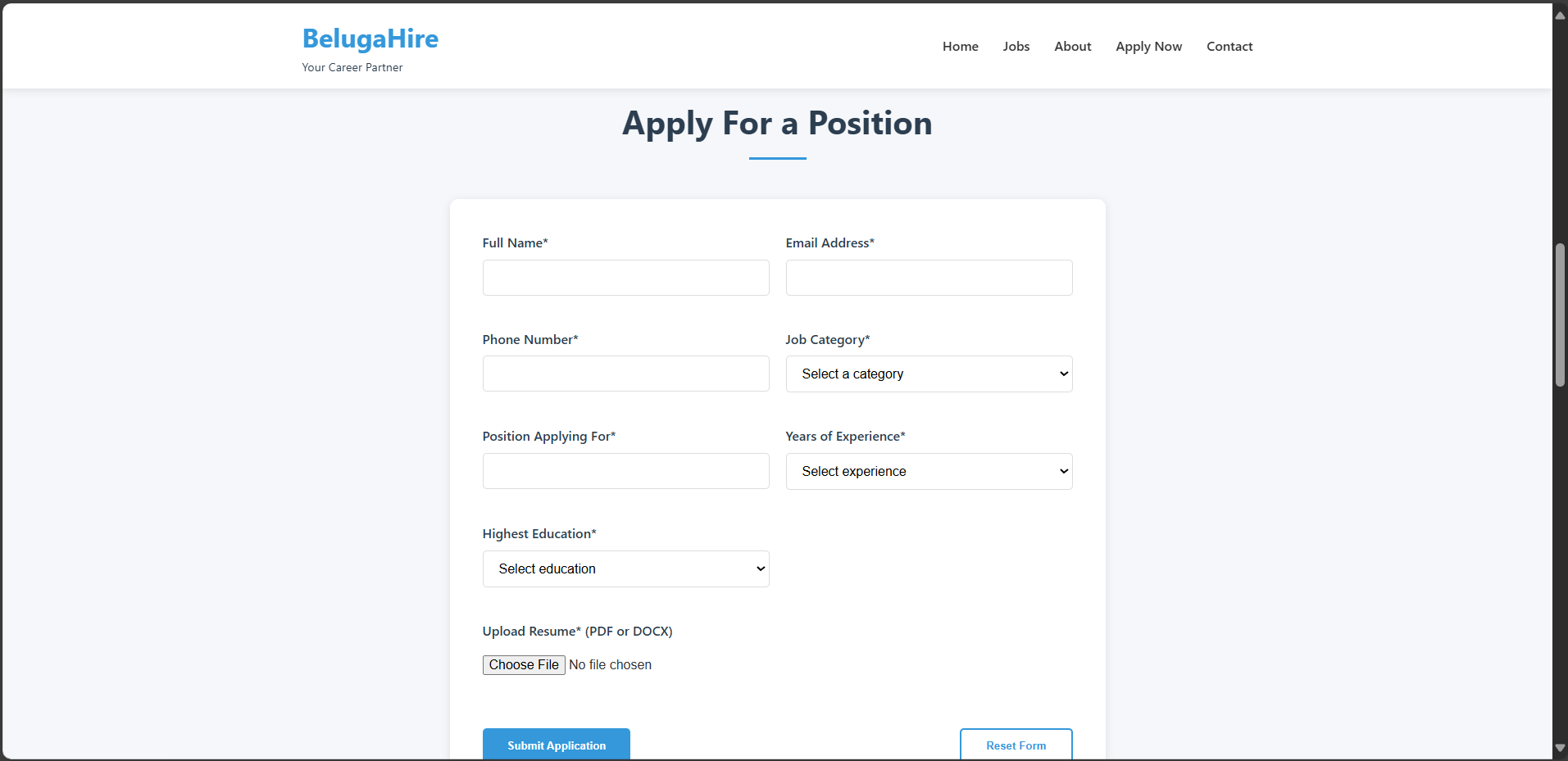 Business website with modern dashboard interface
